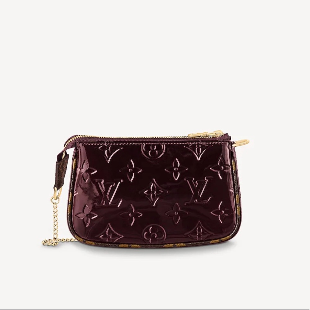 Louis Vuitton Monogram Vernis Leather Mini Pochette Accessoires